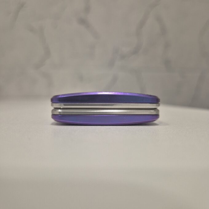 Mini Titanium Seigaiha Fidget Slider - Image 3