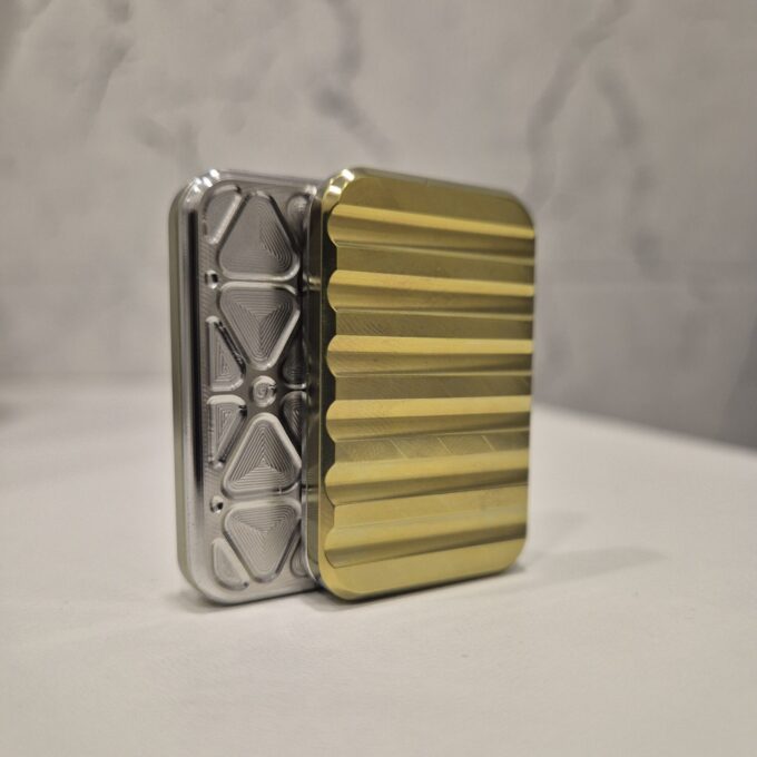 Mini Titanium Waves Fidget Slider - Image 2