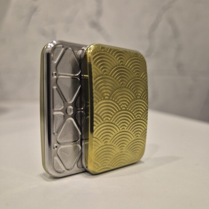 Mini Titanium Seigaiha Fidget Slider - Image 2