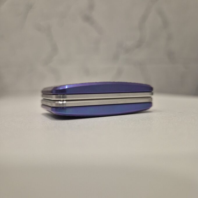 Mini Titanium Seigaiha Fidget Slider - Image 3