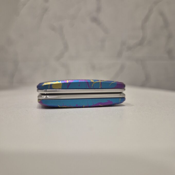 Mini Titanium Seigaiha Fidget Slider - Image 2