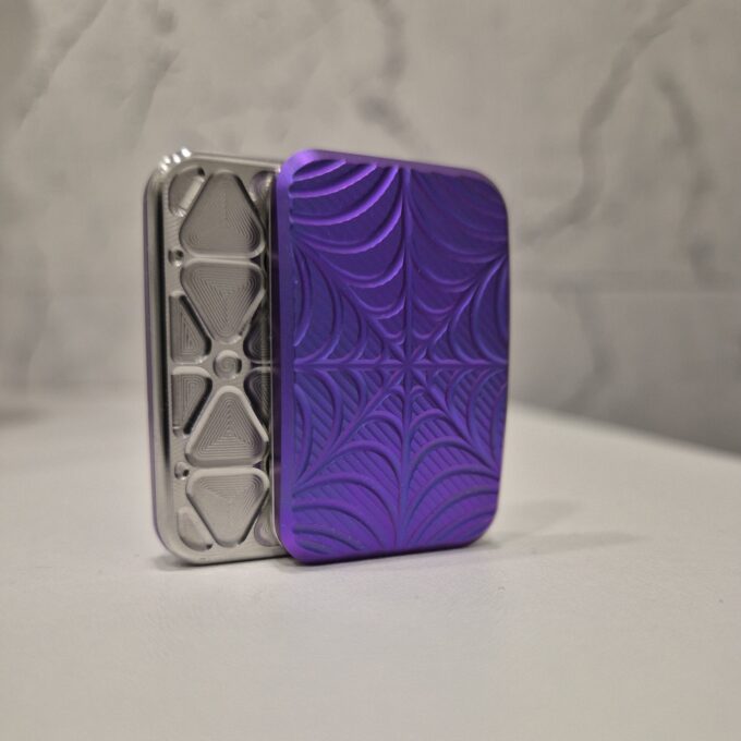 Mini Titanium Web Fidget Slider