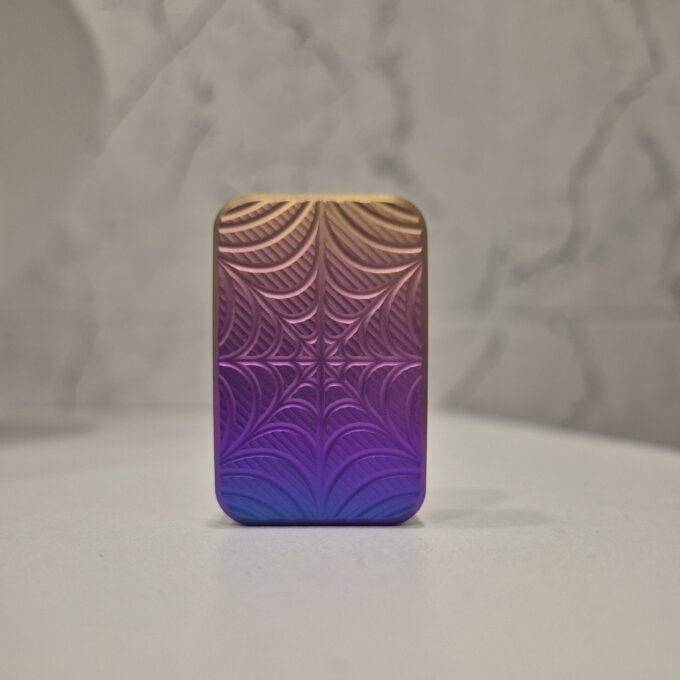 Mini Titanium Web Fidget Slider - Image 3