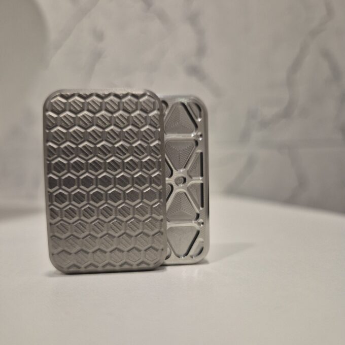Mini Titanium Honeycomb Fidget Slider - Image 4