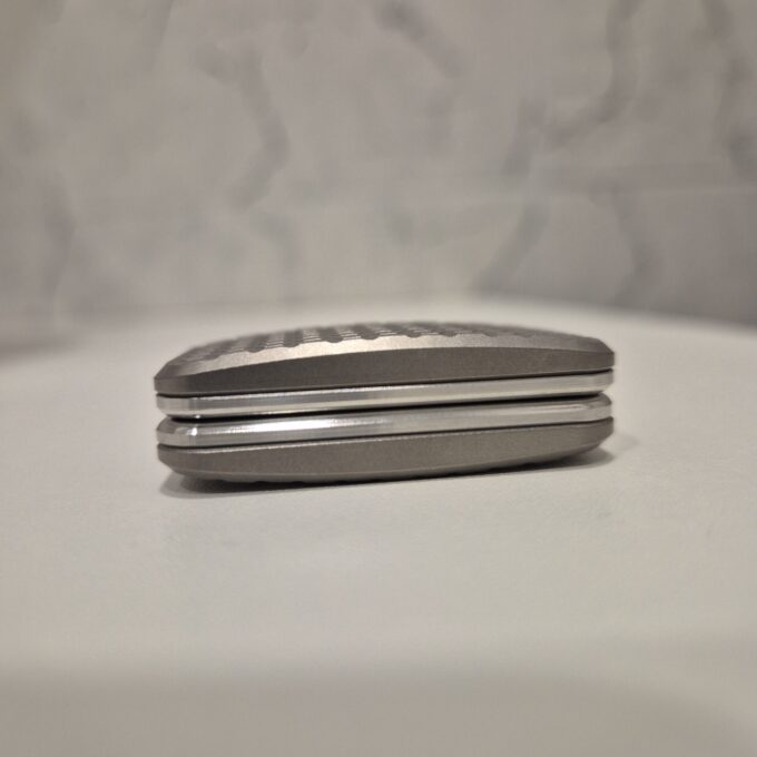 Mini Titanium Honeycomb Fidget Slider - Image 3