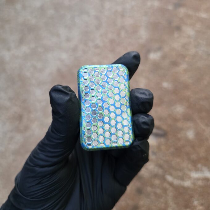 Titanium Honeycomb V4 Fidget Slider